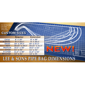 Bagpipe Bag Size Chart